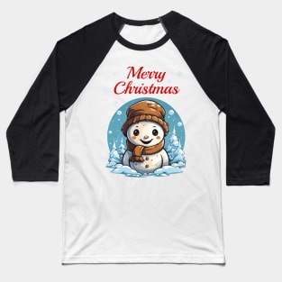 Cute snowman Baseball T-Shirt